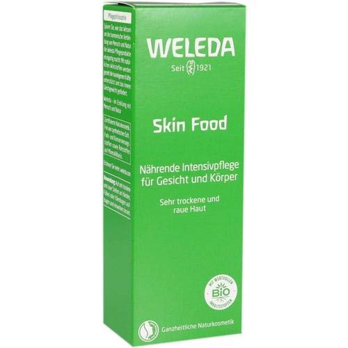 Crema para piel Weleda Skin Food de 75 ml, cuidado básico para piel seca y áspera, cuida con extractos de plantas medicinales