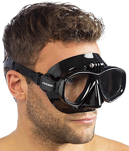 Cressi Action, máscara de buceo para cámara GoPro Unisex,