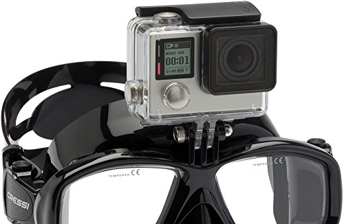 Cressi Action, máscara de buceo para cámara GoPro Unisex,