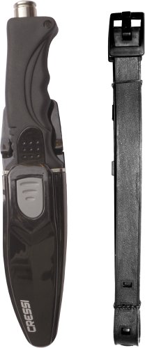 Cressi Norge Cuchillo, Unisex, Negro