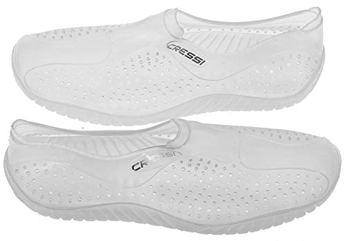 Cressi Water Shoes Escarpines, Unisex Adulto, Claro (Transparente), 38 EU