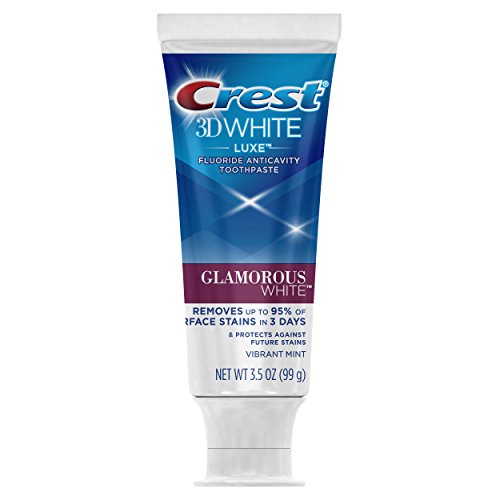Crest Twin Pack 3D White Luxe Glamorous White Toothpaste, 3.5 Ounce each, 2 Pack