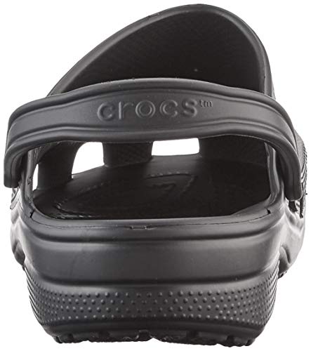 Crocs Classic Clog, Zuecos Unisex Adulto, Negro (Black 001), 39/40 EU