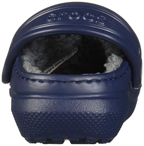 Crocs Classic Lined Clog Kids, Zuecos Unisex Niños, Azul (Navy/Charcoal 459), 22/23 EU