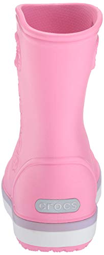 Crocs Crocband Rain Boot Kids, Botas de Agua Unisex Niños, Rosa (Pink Lemonade/Lavender 6qm), 28/29 EU