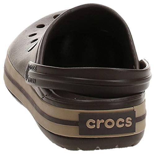 Crocs Crocband U, Zuecos Unisex Adulto, Marrón (Espresso-Khaki), 36-37 EU