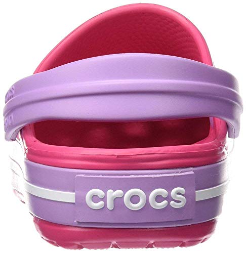 Crocs Crocband U, Zuecos Unisex Adulto, Rosa (Paradise Pink-Iris), 36-37 EU