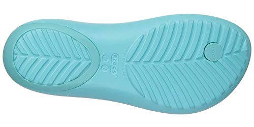 Crocs Sexi Flip Women, Sandalias para Mujer, Azul (Pool 40m), 37/38 EU