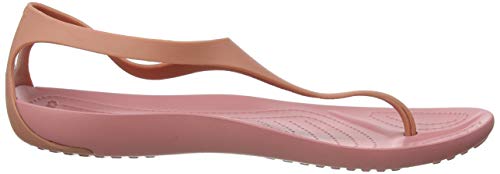 Crocs Sexi Flip Women, Sandalias para Mujer, Rosa (Blossom 682), 37/38 EU