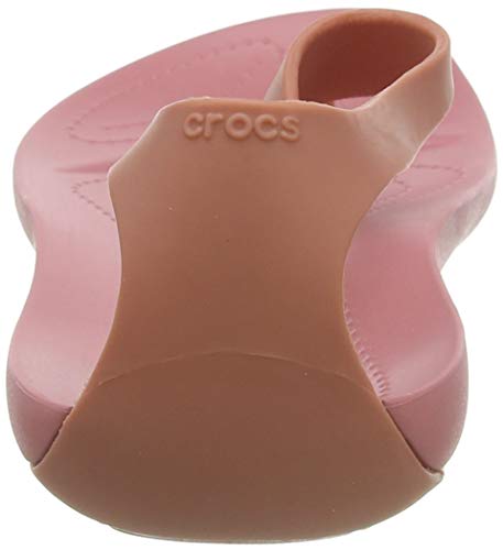 Crocs Sexi Flip Women, Sandalias para Mujer, Rosa (Blossom 682), 41/42 EU