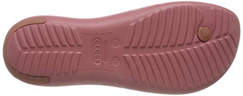 Crocs Sexi Flip Women, Sandalias para Mujer, Rosa (Blossom 682), 41/42 EU