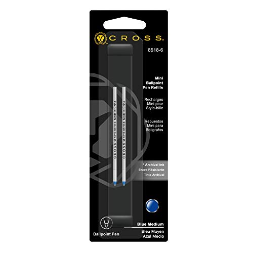 CROSS Recambio boligrafo Azul Trazo medio Blister 2 ud 8518-6