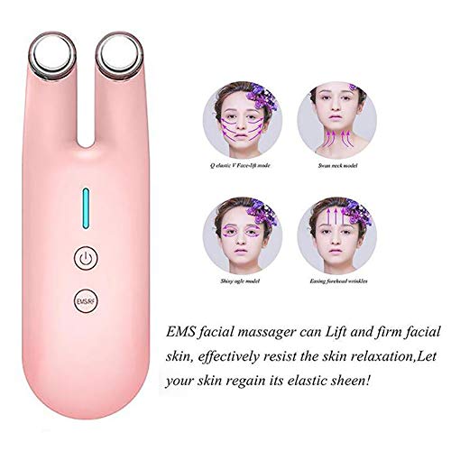 CSFM-Face Eléctrico Masajeador Facial EMS Luz Bio-Sensing RF Radio Frecuencia Protección Piel Levantamiento Apretar Eliminación Arrugas Masaje Facial