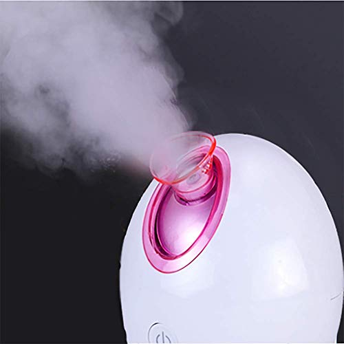 CSFM-Face Morado Ion Profesional Facial Steamer Sauna Niebla Vapor Inhalador Humidificador SPA Casero Personal Tratamiento Espinillas Piel Grasa Acné Incluye Inhalador para Boca Y Nariz