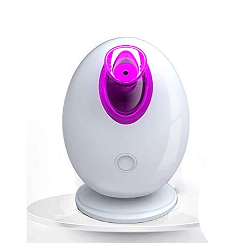 CSFM-Face Morado Ion Profesional Facial Steamer Sauna Niebla Vapor Inhalador Humidificador SPA Casero Personal Tratamiento Espinillas Piel Grasa Acné Incluye Inhalador para Boca Y Nariz