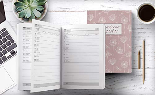 Cuaderno de Gastos: Cuaderno de contabilidad y cuentas y Libreta de cuentas de casa | Budget Planner  - Un práctico cuaderno para controlar tus ingresos y gastos