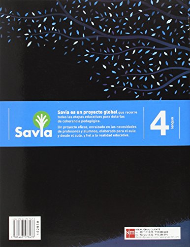Cuaderno de lengua. 4 Primaria, 1 Trimestre. Savia - 9788467578478
