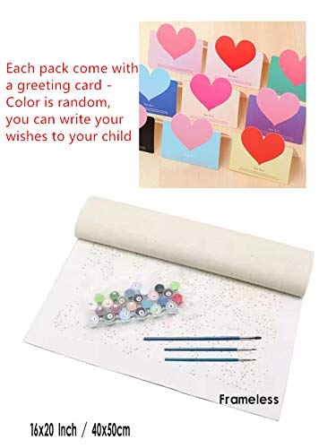 Cuadro de pintura al óleo por números, pintado a mano, lienzo de pared para sala de estar, decoración del hogar, 40 x 50 cm …