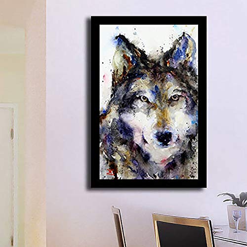 Cuadro En Lienzo Timberwolves Wall Art Picture decoración del hogar para Carteles de Sala de Estar，80x120cm，Pintura sin Marco