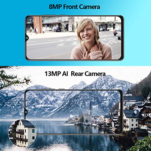 CUBOT NOTE 7 Moviles Libres Android 10 GO con Pantalla 5.5" Water-Drop Screen, Cámara trasera triple13MP, Teléfono 2GB+16GB (SD 128GB), Batería 3100 mAh Smartphone Libre, Dual SIM 4G, Face ID/GPS,Rojo