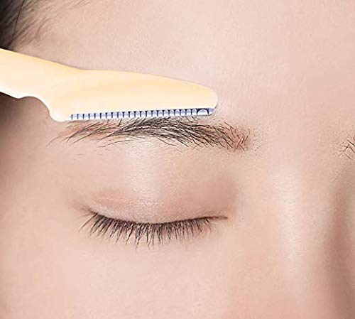 Cuchillas de afeitar de precisión para cejas de Niaguoji, para recortar y dar forma a las cejas, multiusos, exfoliante facial y moldeador de cejas