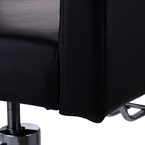 Cueffer Sillas de Barbero 150kg Silla de Peluquería Hidráulica PU Cuero Silla de Peluquería Hydraulic Barber Chair para SPA Belleza