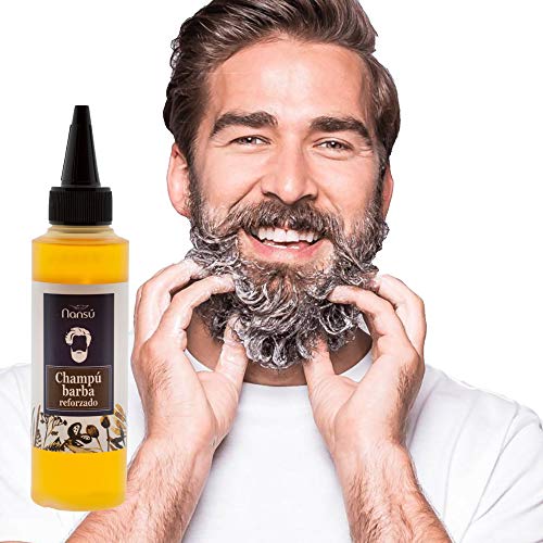 Cuidado Barba bigote Hombre Pack Premium: Aceite serum suavizante + Champú barba acondicionador + cera balsamo. 3 EN 1 Kit de productos Ecológicos hidratantes.