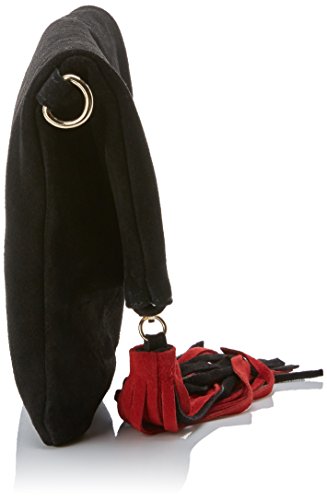 CUPLE 10492, Bolso Bandolera para Mujer, Negro (Black), 3x23x28 cm (W x H x L)