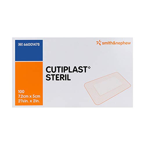 Cutiplast estéril suave tela isla Dressing, 7,2 x 5 cm
