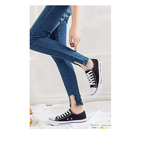 CXWLK Low Black Sword Art Online Zapatos Planos Botas 3D De Anime Alpargatas ， Zapatos De Lona con Zapatillas Altas,35