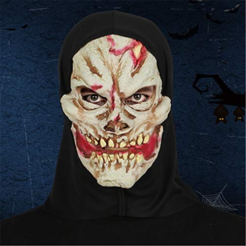 CYQAQ Máscara asustadiza del Monstruo de Halloween de la máscara asustadiza del Monstruo para la decoración de la decoración de la Fiesta de la Barra Unisex-Adultos bromas Máscara de Halloween