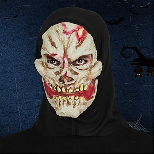 CYQAQ Máscara asustadiza del Monstruo de Halloween de la máscara asustadiza del Monstruo para la decoración de la decoración de la Fiesta de la Barra Unisex-Adultos bromas Máscara de Halloween