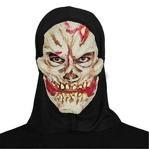 CYQAQ Máscara asustadiza del Monstruo de Halloween de la máscara asustadiza del Monstruo para la decoración de la decoración de la Fiesta de la Barra Unisex-Adultos bromas Máscara de Halloween