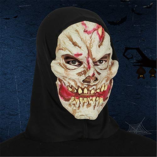 CYQAQ Máscara asustadiza del Monstruo de Halloween de la máscara asustadiza del Monstruo para la decoración de la decoración de la Fiesta de la Barra Unisex-Adultos bromas Máscara de Halloween