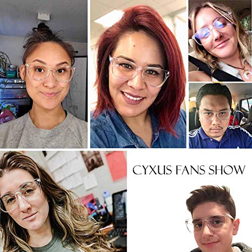 Cyxus Gafas con Filtro de luz Azul bloqueo de luz azul, Gafas con Filtro - Anti Luz Azul para Ordenador, Anti-reflejantes para Hombre y Mujer
