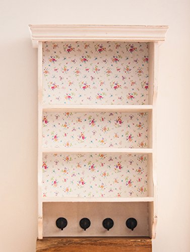 d-c-fix 346-0193 - Papel Decorativo Autoadhesivo, Blanco (Spring Flowers/Sunflor), 0.45x2 mt