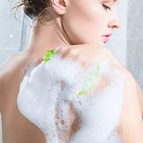 Dadabig 5 Piezas Esponjas de Baño Naturales Esponja Hidrofílica Esponjas de Ducha Súper Suave para Limpieza Corporal del Bebé Mujeres Hombres,4 Colores