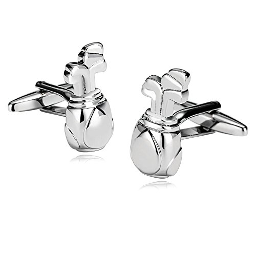 Daesar Joyería Gemelos de Hombre Gemelos Acero Inoxidable Gemelos Camisa Gemelos Club de Golf Gemelos Plata Gemelos para Hombre
