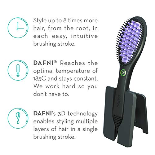 DAFNI - Cepillo de cerámica para alisar el cabello