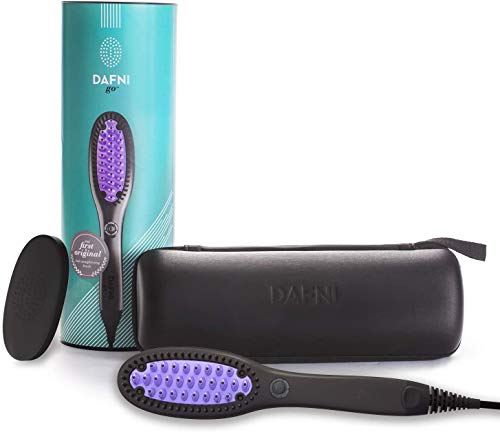 DAFNI Go – Cepillo alisador de cabello portátil – Peina su cabello hasta 10 veces más rápido que una plancha flar