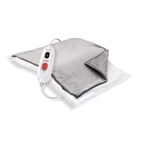 Daga E2P Flexy Heat - Almohadilla eléctrica, 45 x 35 cm, 110 W, 3 temperaturas, funda textil lavable