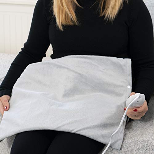 Daga E2P Flexy Heat - Almohadilla eléctrica, 45 x 35 cm, 110 W, 3 temperaturas, funda textil lavable