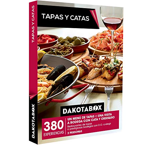 DAKOTABOX - Caja Regalo - TAPAS Y CATAS - 380 experiencias en restaurantes de tapas o prestigiosas bodegas con D.O.