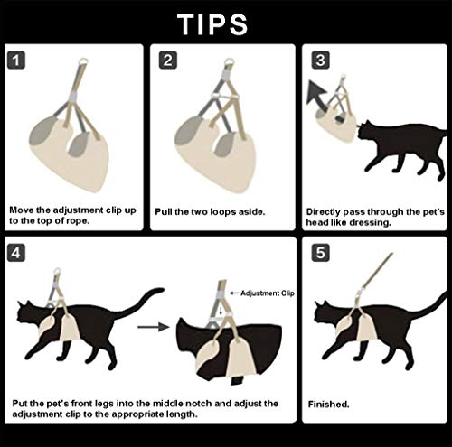 D&D DD Arnes Perro Pequeño, Suave Cómodo Arnes con Correa para Perros Pequeño Mascotas Gatos Cachorros Enrejado M