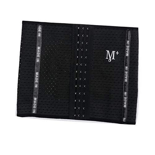 DDHZTA Recortador de Cintura para Mujer Polímero Sudor Entrenador de Cintura Cinturón de compresión Faja de Cintura Adelgazante, Esculpir el Cuerpo de Las señoras, Quema de Grasa, Transpirable,Negro