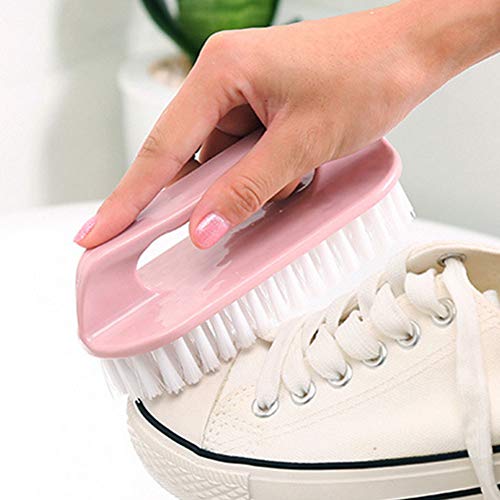 Deanyi Multifuncional friega el Cepillo Suave Durable de plástico Cepillo de Limpieza para Lavar la Ropa Zapatos Las tareas del hogar Color al Azar
