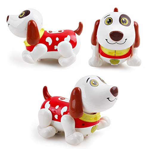 deAO Mascota Interactiva para Practicar Inglés Actividad Infantil de Aprendizaje con Perrito Robot Inteligente Juguete Electrónico Multifuncional (Veterinario)