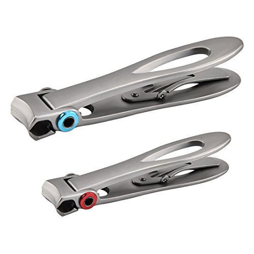 DEBAIJIA Cortaúñas Nuevo Diseño Acero Inoxidable Novedoso Agudo Robusto Cortadora de Uña Para Hombres y Mujeres Mejor Cuidado Uña para Manicura, Pedicura Hogar y Viajes(Modelo A)