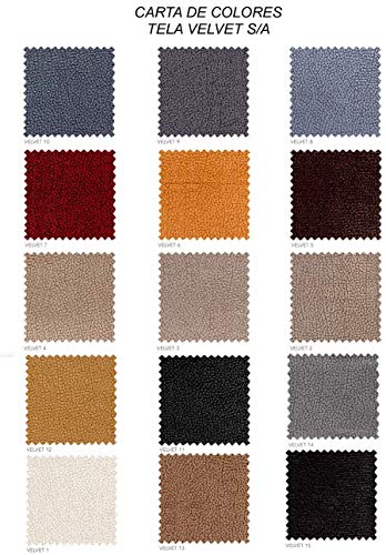 DECOR NATUR Sofá Chaiselongue Izquierda Oscar Color Gris Oscuro(Serie Oferta) (Velvet 10)