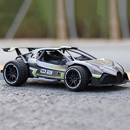 Decoración de escritorio de los niños RC Vehículo uno y dieciséis alta velocidad aleación coche de cuatro canales de control remoto de coches Dos Drive 2.4G remoto actual del coche del control Juguete